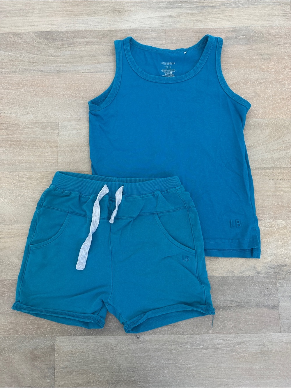 Little Bipsy 5T-6T tank/shorts set (shorts slightly lighter than tank)